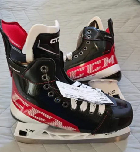 Senior Total Custom CCM JetSpeed FT4 Pro Hockey Skates Regular Width Pro Stock Size 8.5