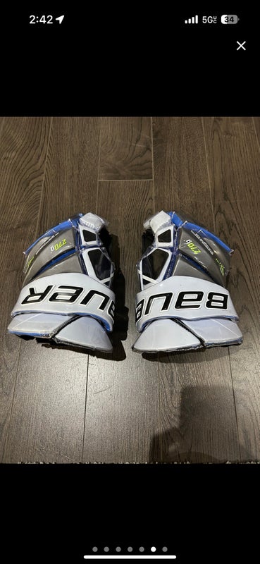 Bauer X prototype hockey gloves