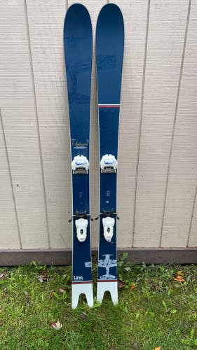 Used Unisex 2020 Line 174 cm Powder Sakana Skis With Bindings Max Din 11