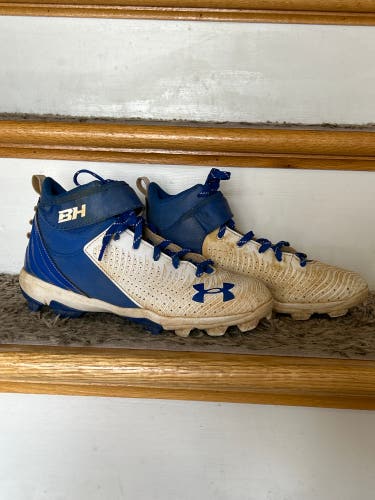Blue Youth Molded Cleats High Top Bryce harper