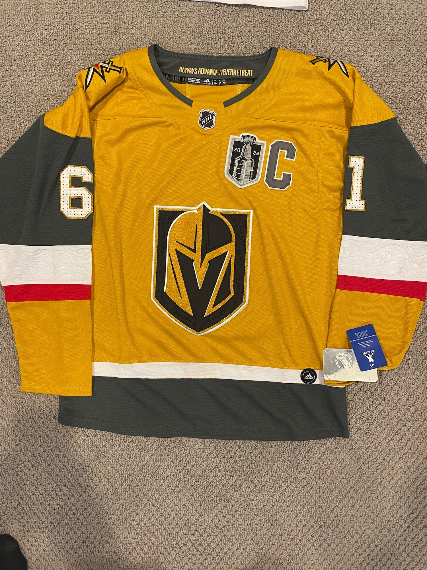 Lids Mark Stone Vegas Golden Knights Fanatics Branded 2023 Stanley Cup  Final Away Breakaway Player Jersey - White