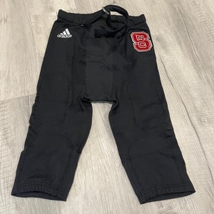 Black Adult Men's Used XL Adidas Game Pants w Pads
