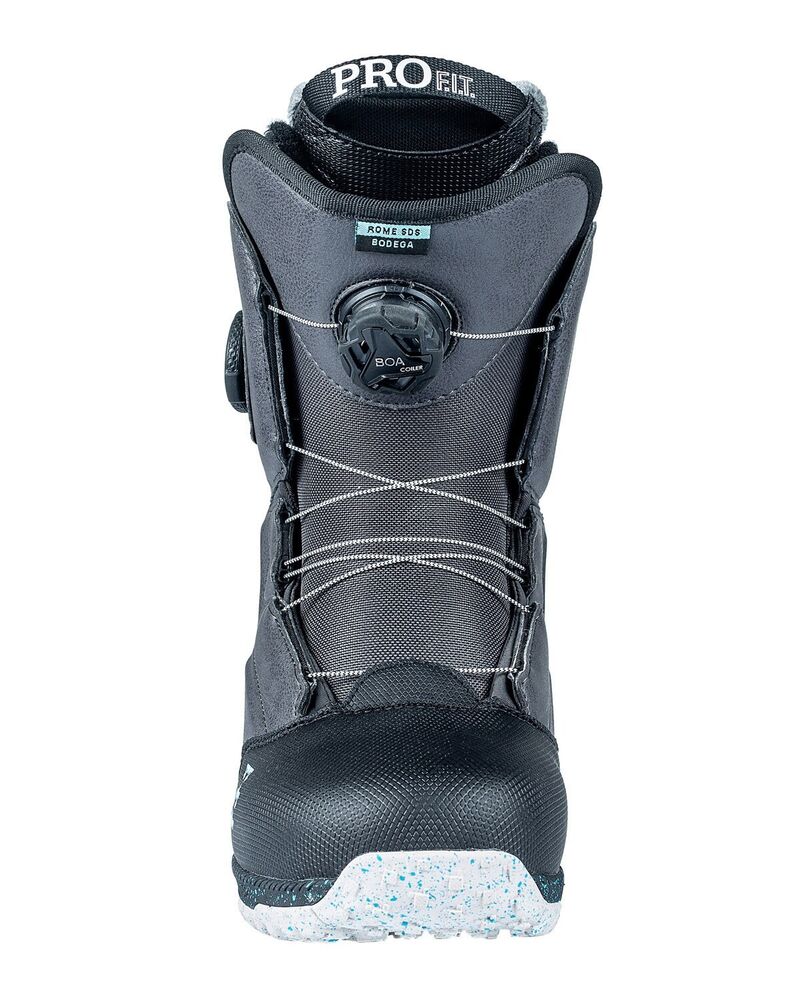Rome Memphis SDS Double BOA Womens Snowboard Boots Size 7.5 Black
