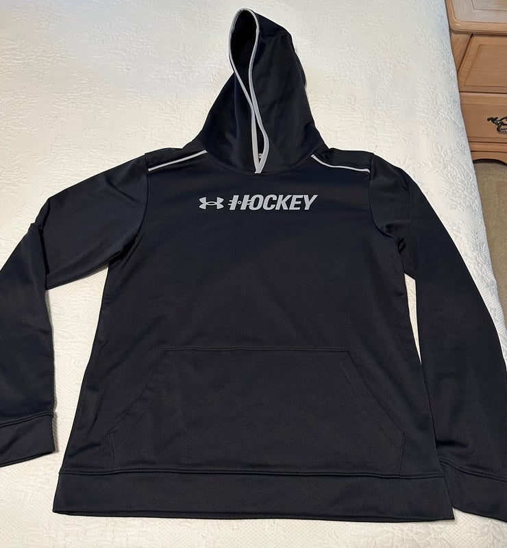 Under Armour Hockey sweatshirt hoodie black YXL loose fit