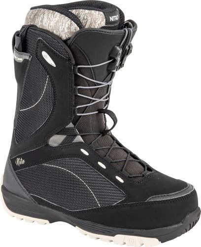 Nitro Monarch TLS Snowboard Boots, US Women's Size 10, Black - Sand New 2024