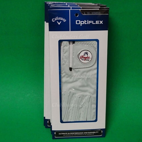 NEW Callaway OptiFlex Women's Regular Large Right Hand Golf Gloves LOT OF 5