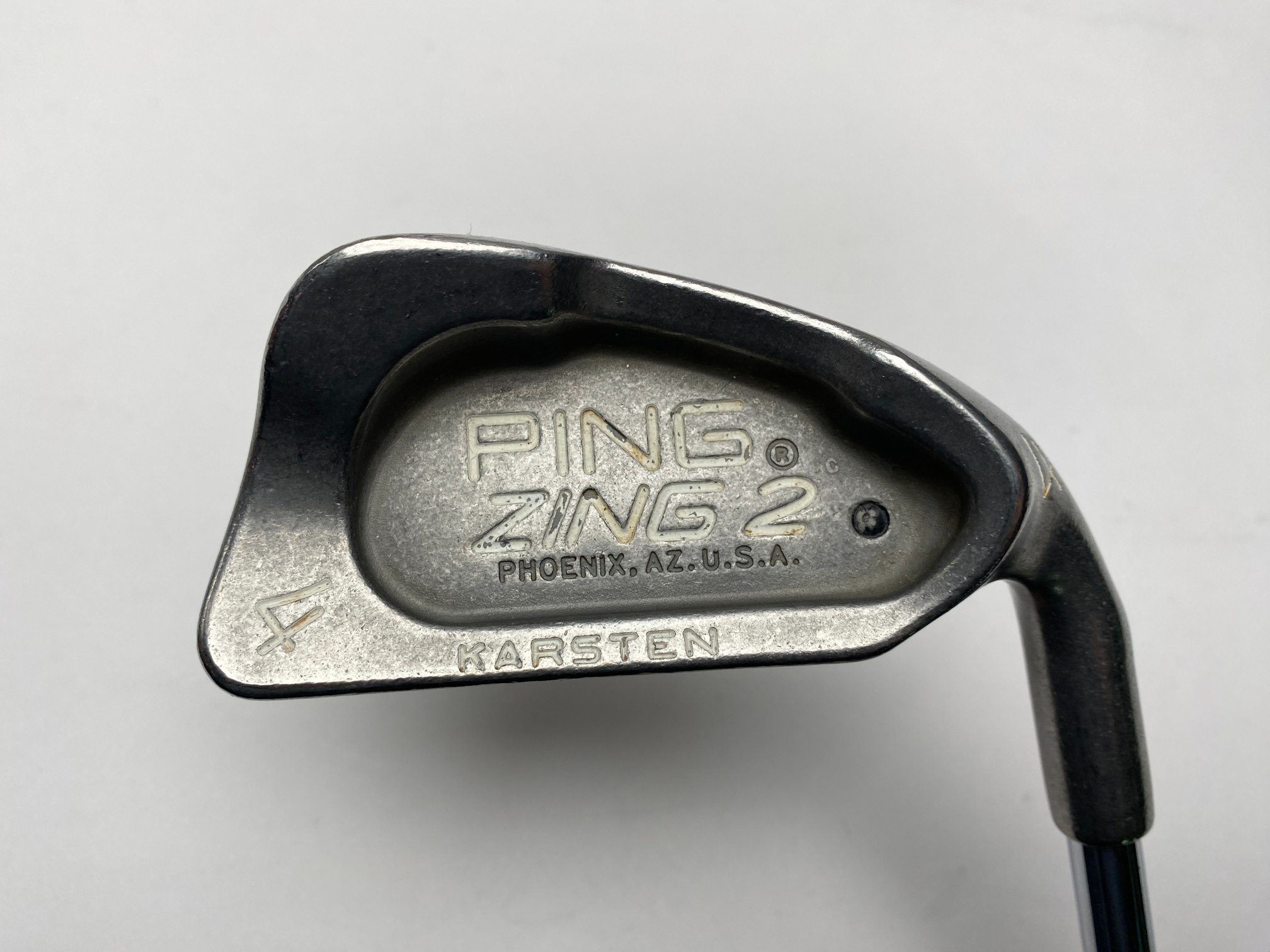 Ping Zing 2 Single 4 Iron Black Dot Karsten JZ Regular Steel Mens RH