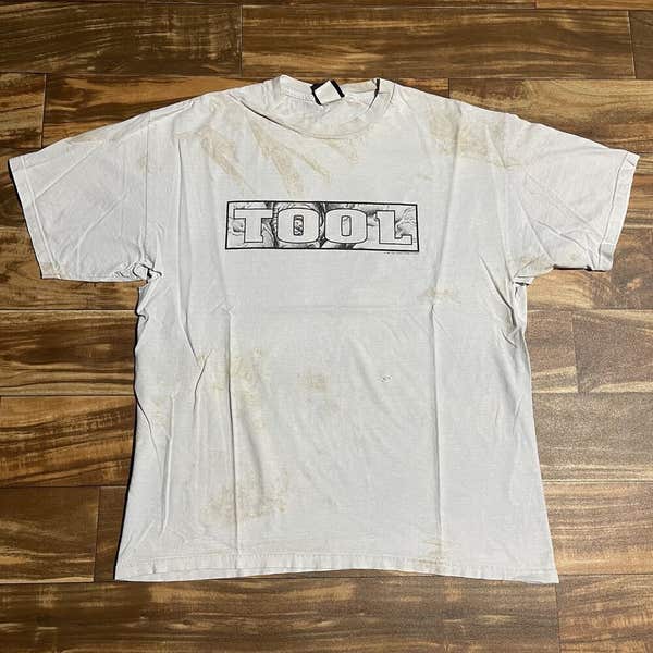 Vintage 1999 Tool Aenima Giant Band T-Shirt Size XL DISTRESSED