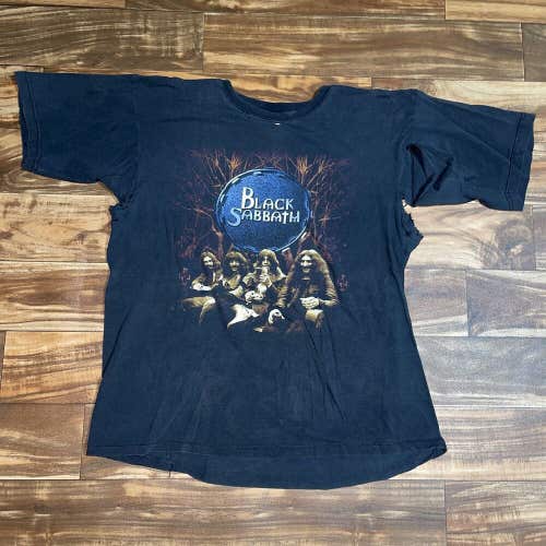Vintage 1999 Double Sided Black Sabbath Reunion Tour T-Shirt Single Stitch Sz XL
