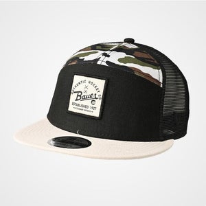 Bauer New Era 9FIFTY Camo Patch Snapback Hat Cap