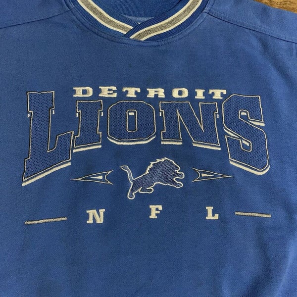 Vintage Detroit Lions Lee Sport Large Pullover Sweatshirt RARE Football NFL  | SidelineSwap