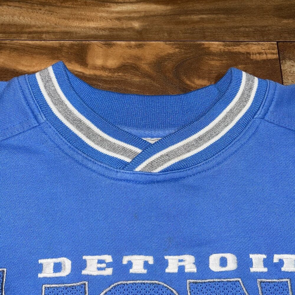 Vintage Detroit Lions Lee Sport Large Pullover Sweatshirt RARE Football NFL