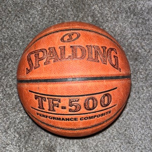 Spalding TF-500 Game Ball Leather Basketball Men Performance Composite Sz 7 29.5