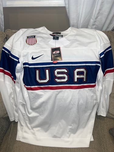 Mens USA Hockey 2022 Nike Olympic Home Jersey