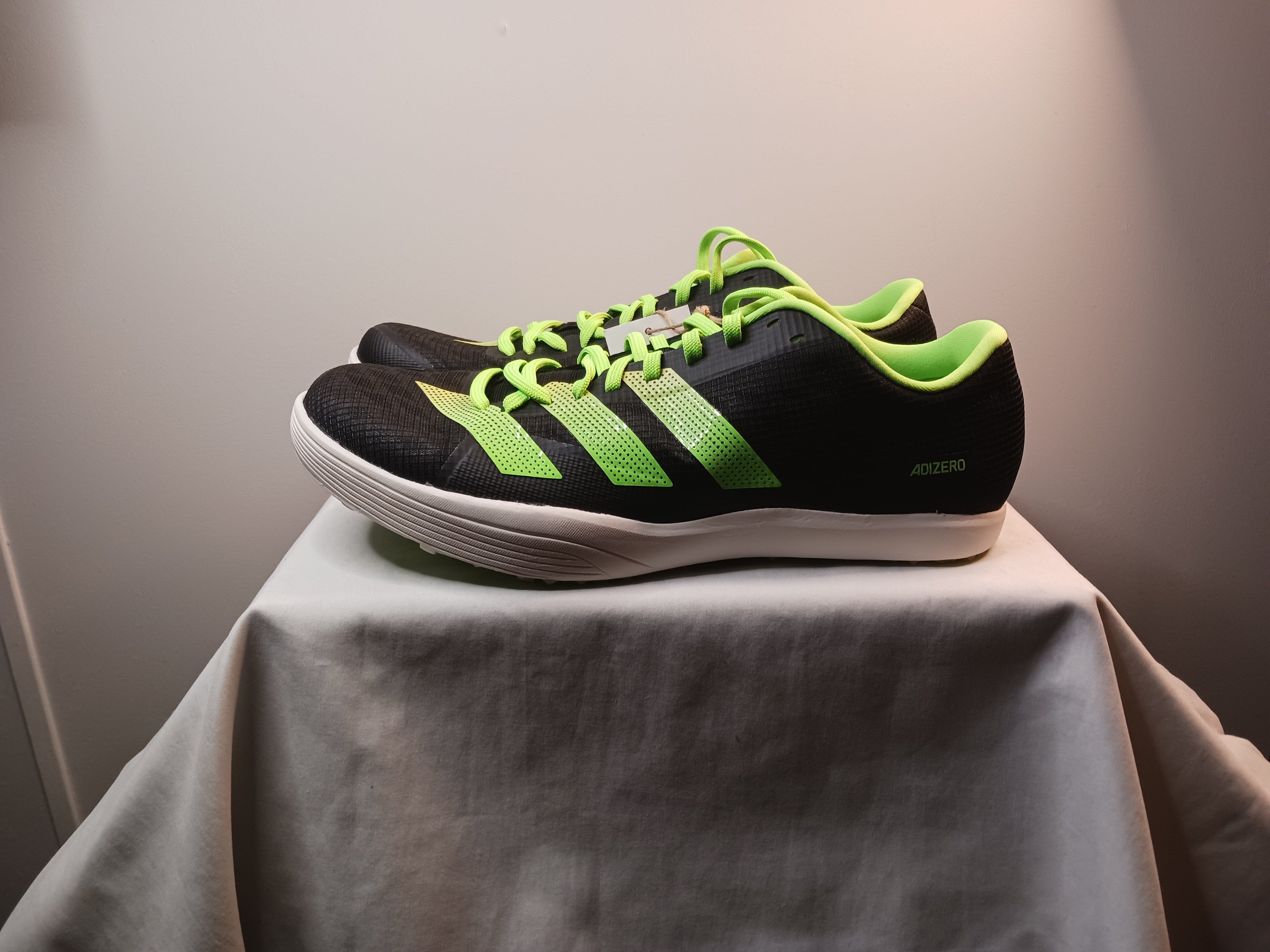 Adidas Adizero LJ Black Green Volt Stripes GY8399 | SidelineSwap