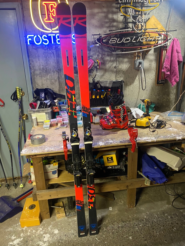 Rossignol Used 193 cm Without Bindings Hero FIS GS Pro Skis
