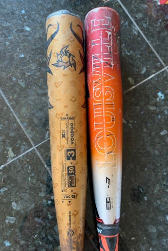 Used BBCOR Certified DeMarini (-3) 28 oz 31" Bat