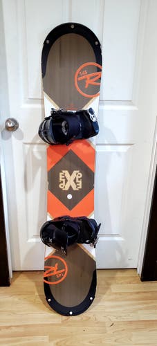 Used Men's Rossignol Snowboard Freestyle With Bindings True Twin