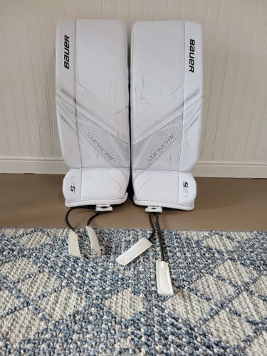 Used Junior Small Bauer Supreme S27 Goalie Leg Pads
