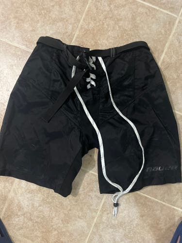 Black Used Senior Medium Bauer Pant Shell
