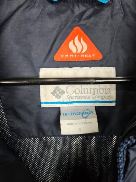 Columbia Omni-Heat Jacket Men's Navy Blue Insulated Outdoors