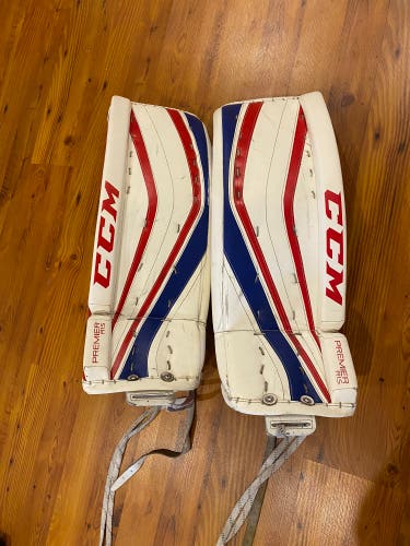 Used 28" CCM Premier R1.5 Goalie Leg Pads