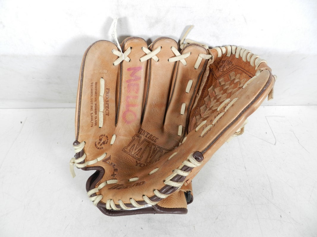 MIZUNO GPL1150T1 Youth Size 11.5" Brown Genuine Leather Baseball Glove, LHT
