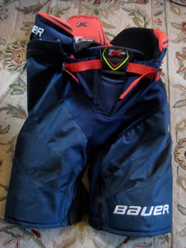 Used Bauer Vapor 2X Pro Hockey Pants Navy Large