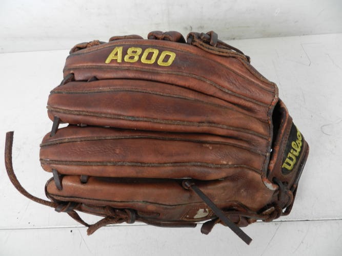 Wilson A800 12.5" Genuine Leather Softfit Baseball Glove A0800BB125