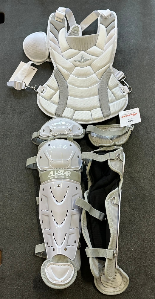 New All-Star Heiress CKW-H-S Catcher's CP + LG Combo White