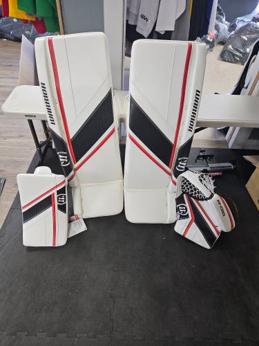 New 34" Warrior Regular Ritual G6 E+ Goalie Full Set