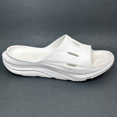 HOKA ONE ONE Sandal Ora Recovery Slide 3 Mens 13 White Cushion Comfortable Shoes