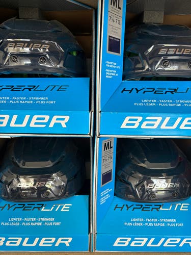 New Medium Large Bauer Hyperlite Helmet