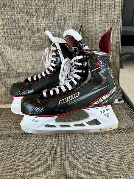 A04 Senior Used Bauer Vapor X2.7 Hockey Skates D&R (Regular) Retail 8.0