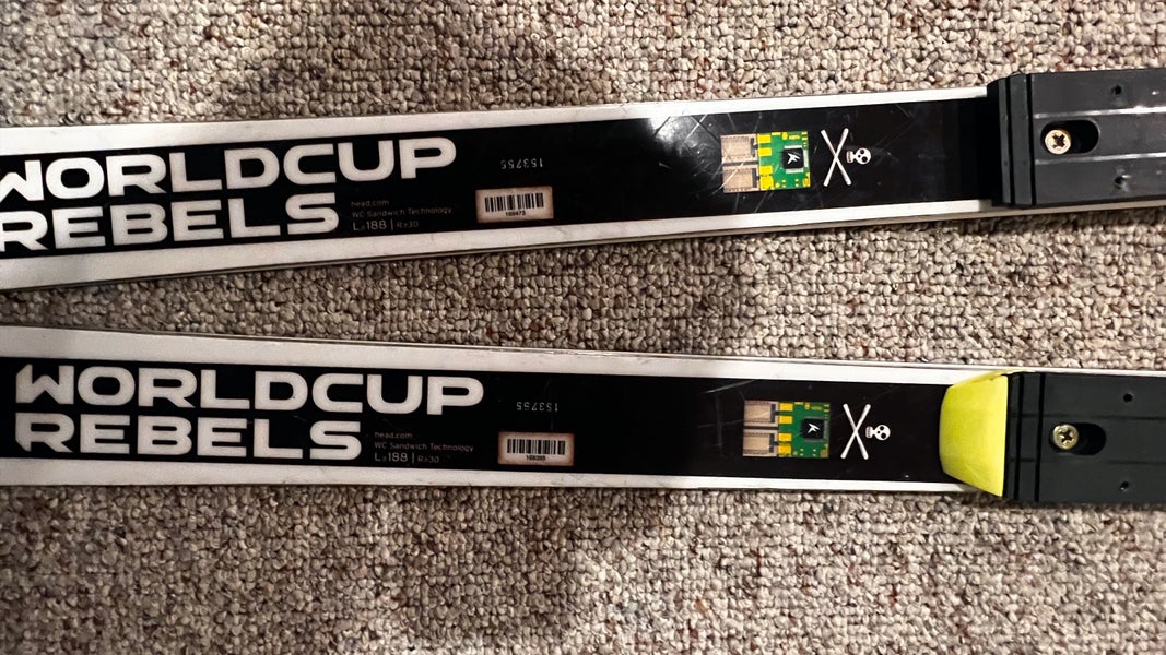 Used HEAD Racing 188 cm World Cup Rebels i.GS RD Skis Without