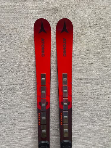 New 2023 Aomic Redster G9 REVO RS 176 cm GS Skis W/ X12 Var Bindings