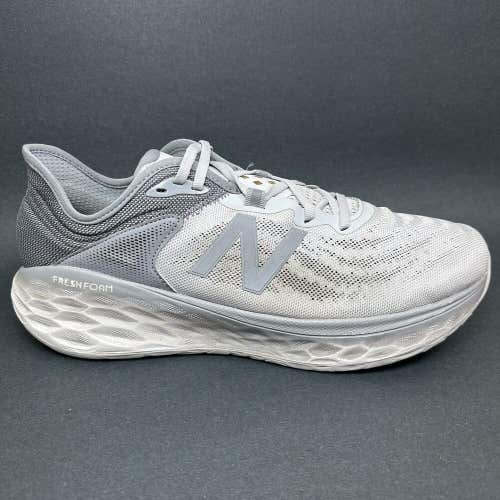 New Balance Fresh Foam More Mens 12.5 D Shoes Sneakers Grey White MMORGG2