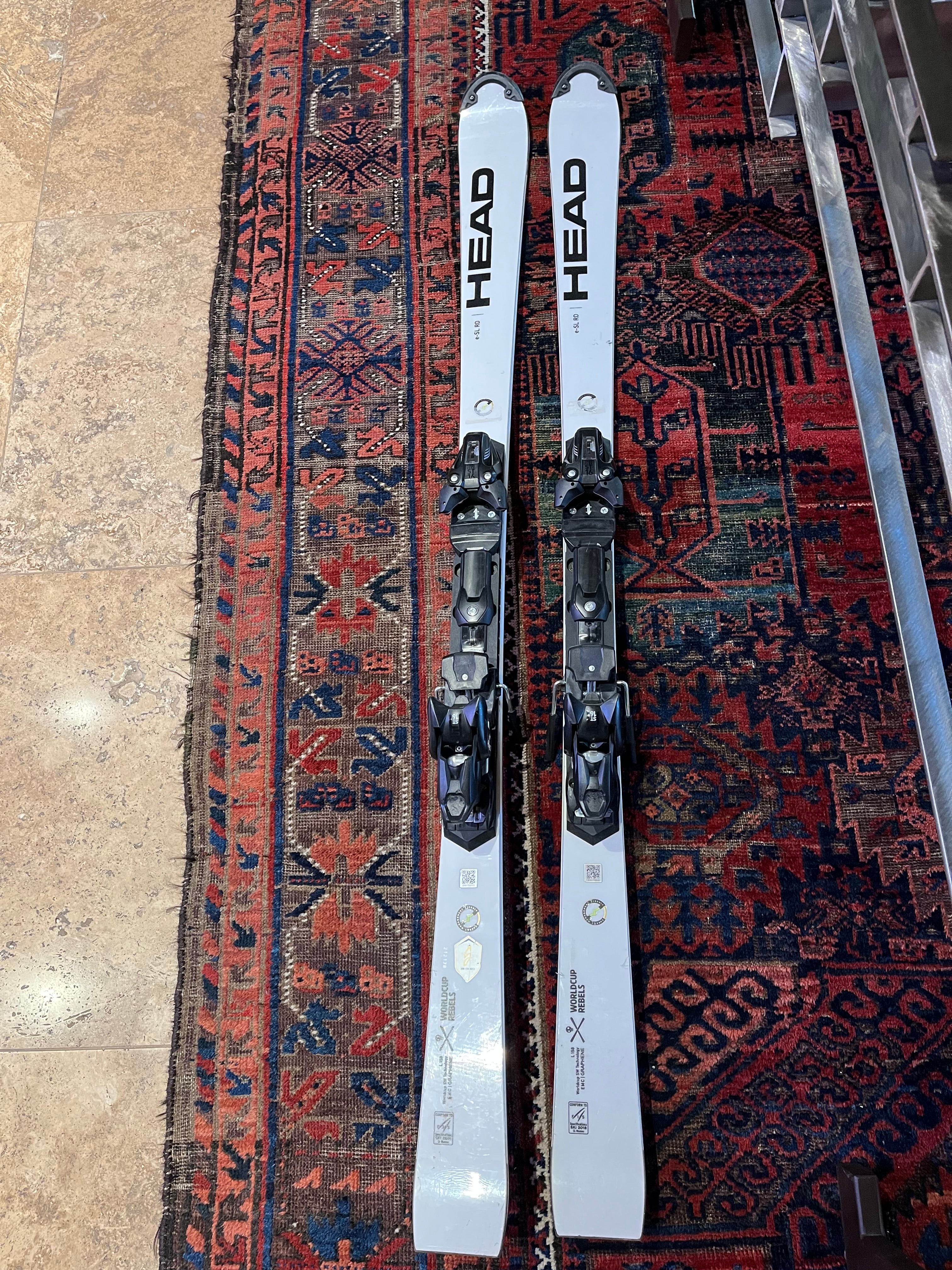 Used Unisex 2021 HEAD 158 cm Racing World Cup Rebels e-SL RD Skis 