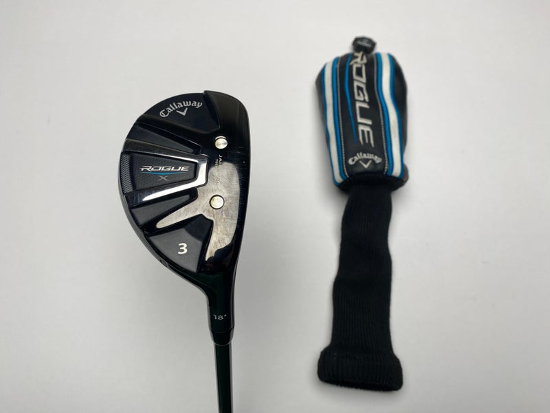 Callaway Rogue X 3 Hybrid 18* Aldila Synergy 60g Regular Graphite Mens RH HC