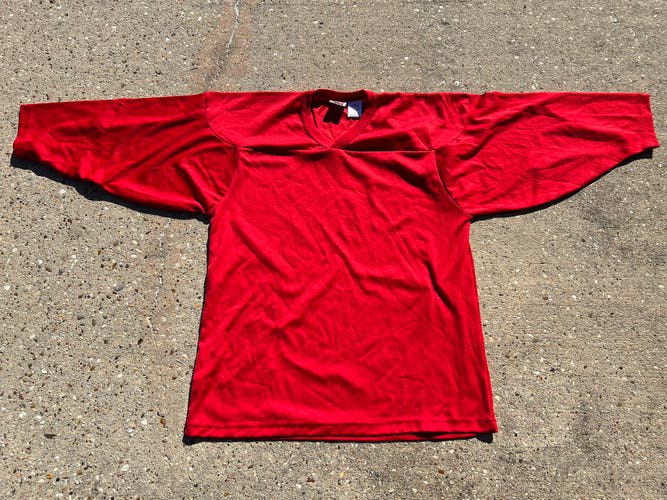 Red Used Adult Small Hockey Jersey