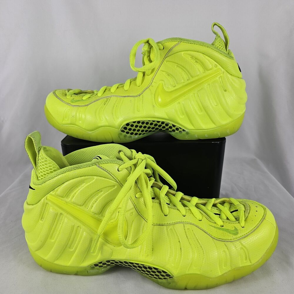 2020 Nike Air Foamposite Pro Volt Yellow Casual Sneakers Mens Size 9.5