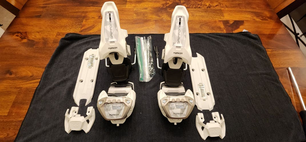 Marker All Mountain Griffon Ski Bindings (used 3 times) 85 mm Brake Width Max Din 13