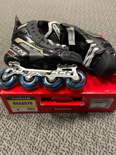 CCM Tacks AS 570 Size 8 Roller Hockey Skates Regular Width Skate