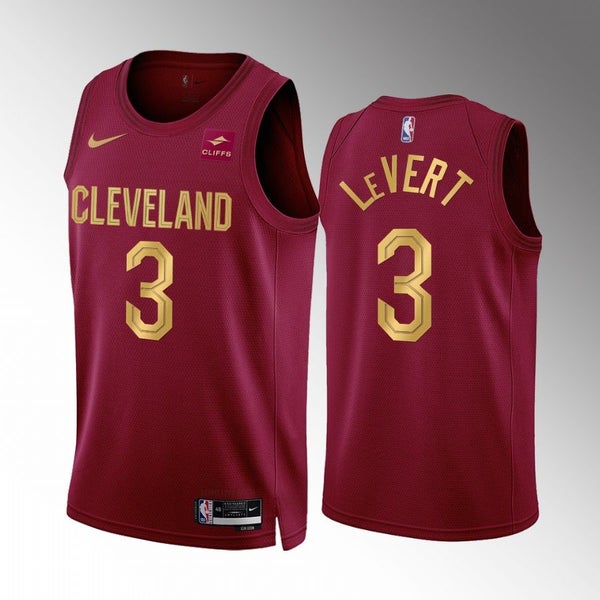 Cleveland Cavaliers Caris LeVert 2022-23 Wine Jersey