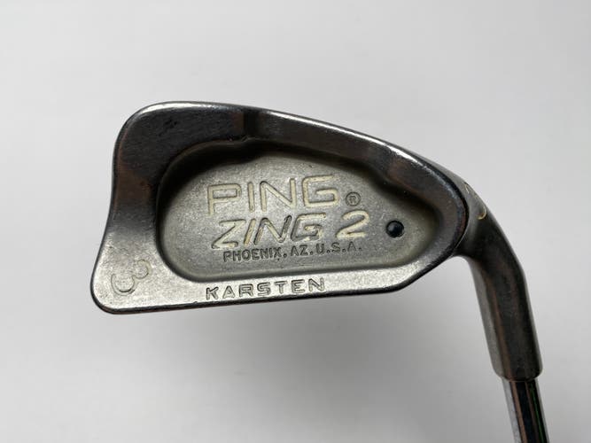 Ping Zing 2 Single 3 Iron Black Dot Karsten Regular Steel Mens RH