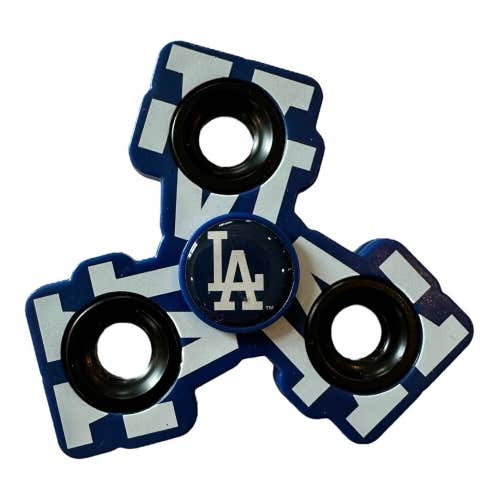 Molded Logo Los Angeles Dodgers MLB Three Way Diztracto Fidget Spinner