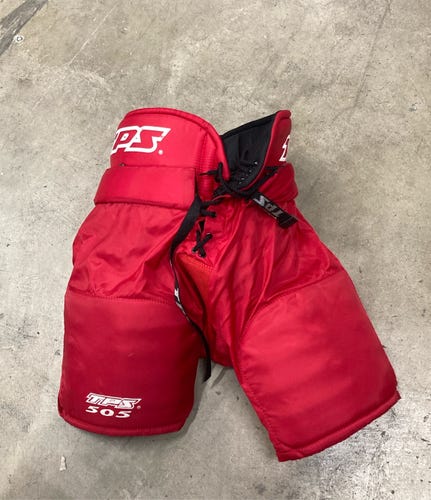 Junior Used Red XL TPS Hockey Pants
