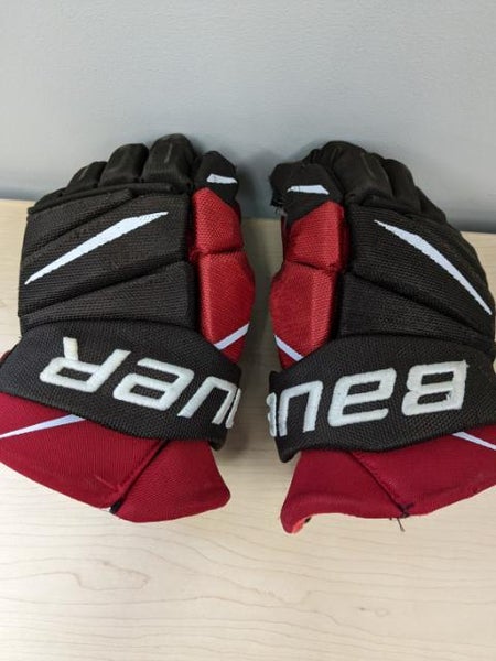 Used Brown University Bauer Vapor 2X Pro Hockey Gloves 14"