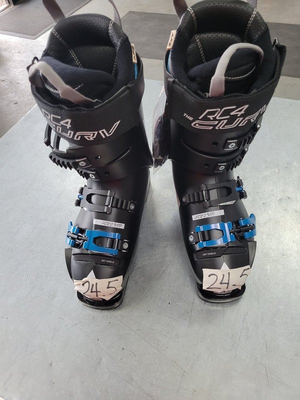 Used Lange RX80 LV 245 MP - M06.5 - W07.5 Women's Downhill Ski Boots  Women's Downhill Ski Boots