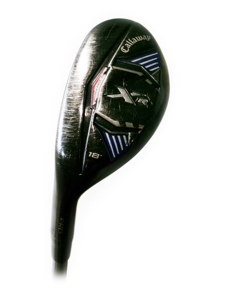 LH Callaway XR Pro 18* Hybrid/Rescue Graphite Grafalloy Pro Launch Platinum  X